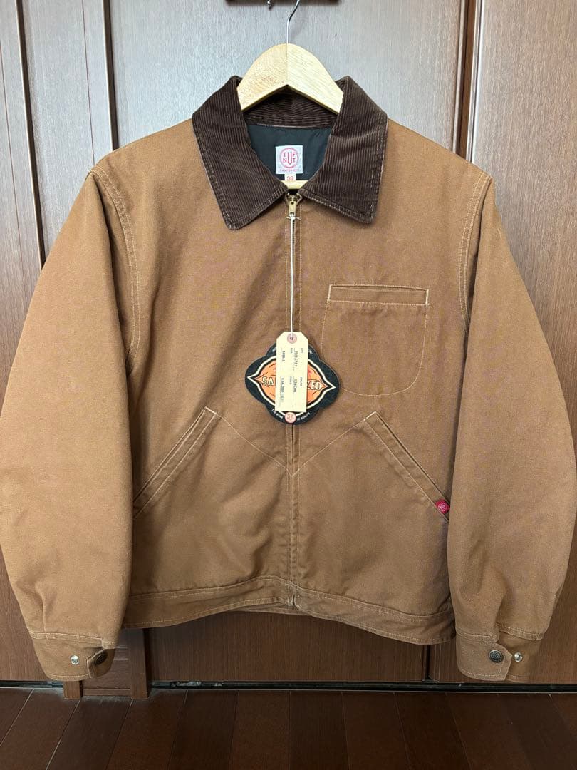 新作　TUF-NUT タフナッツ コットンダック ワークジャケットSサイズ　東洋