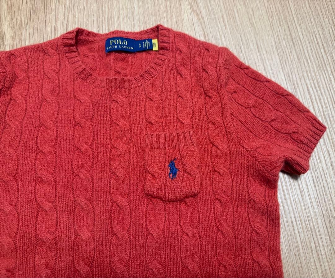 Polo Ralph Lauren ケーブルニットセーター QRコード付き