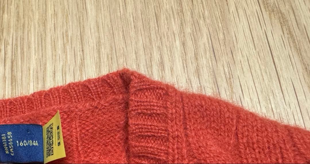 Polo Ralph Lauren ケーブルニットセーター QRコード付き