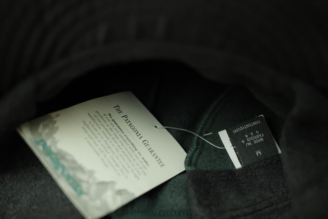 90s 未使用！　patagonia シンチラ　ダックビルキャップ　グリーン