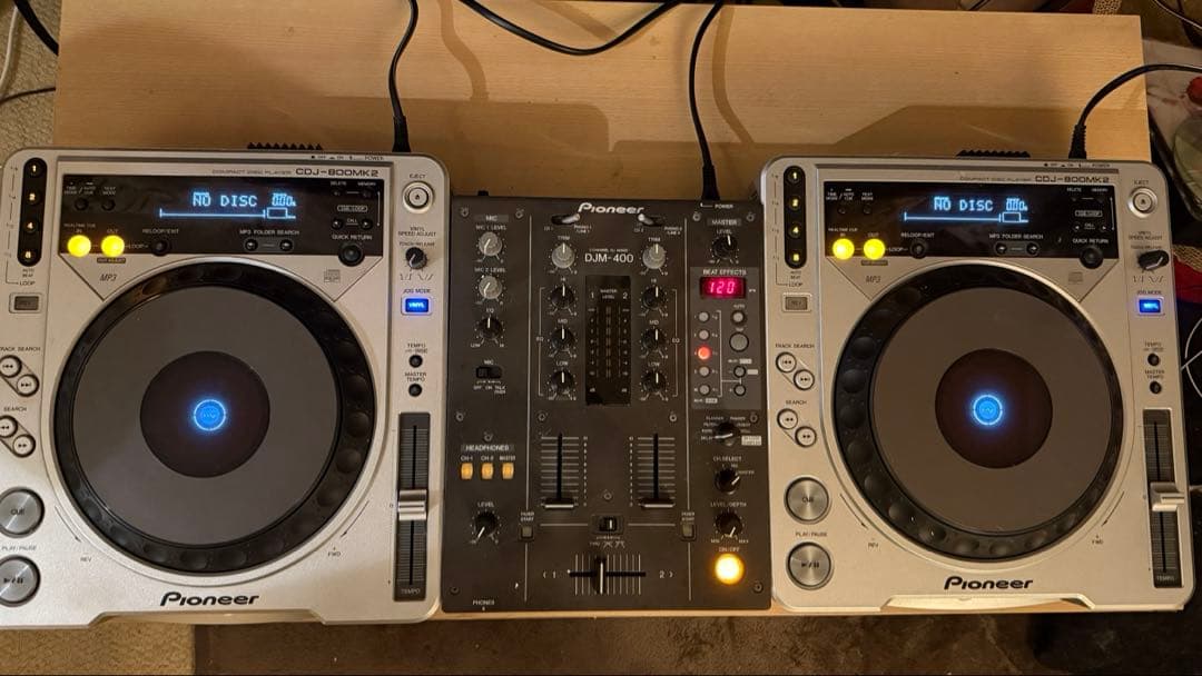 pioneer CDJ800mk2×2.DJM-400セット
