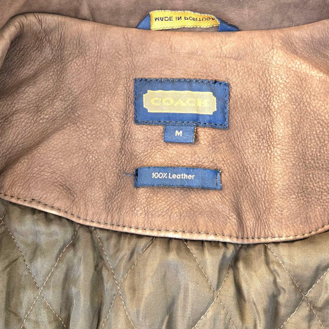 COACH レザージャケット L　メンズ　オールドコーチ　希少