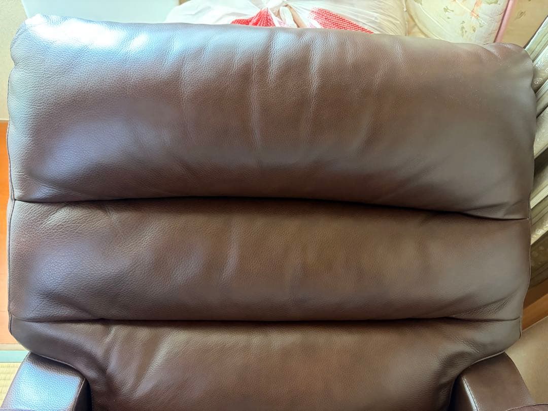 NITORI ニトリ リクライニングソファ 1人掛け レザー ブラウン