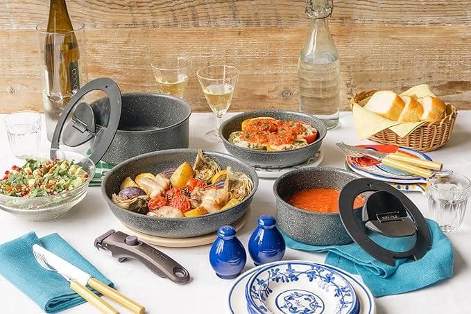 Ballarini バッラリーニ ヴィンチ 7pcs フライパン & 鍋 セット