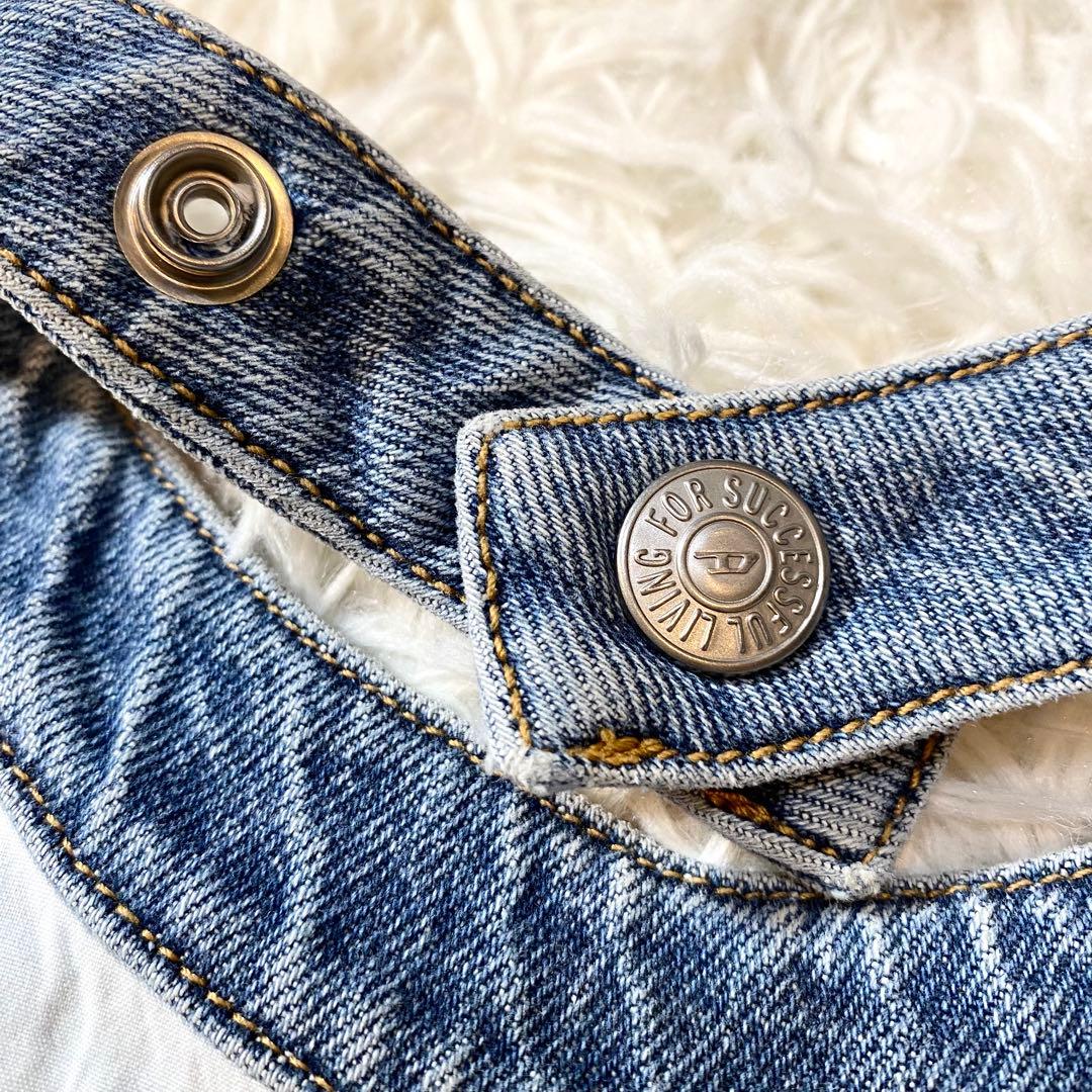 DIESEL 23SS Dロゴ プレート デニム トップス 38