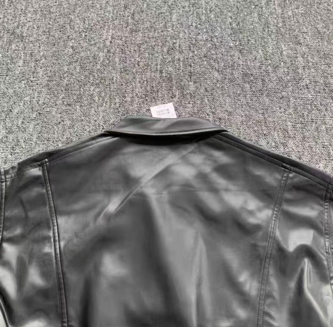 BEAMSブラックレザージャケット