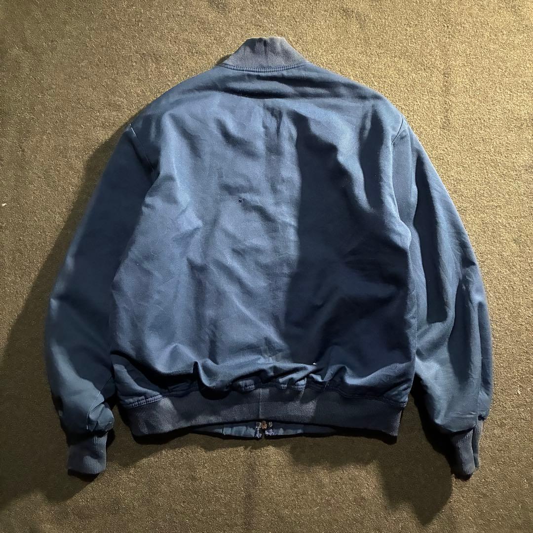 80s-90s USA Vintage 企業　中綿　ワークジャケット　L 紺