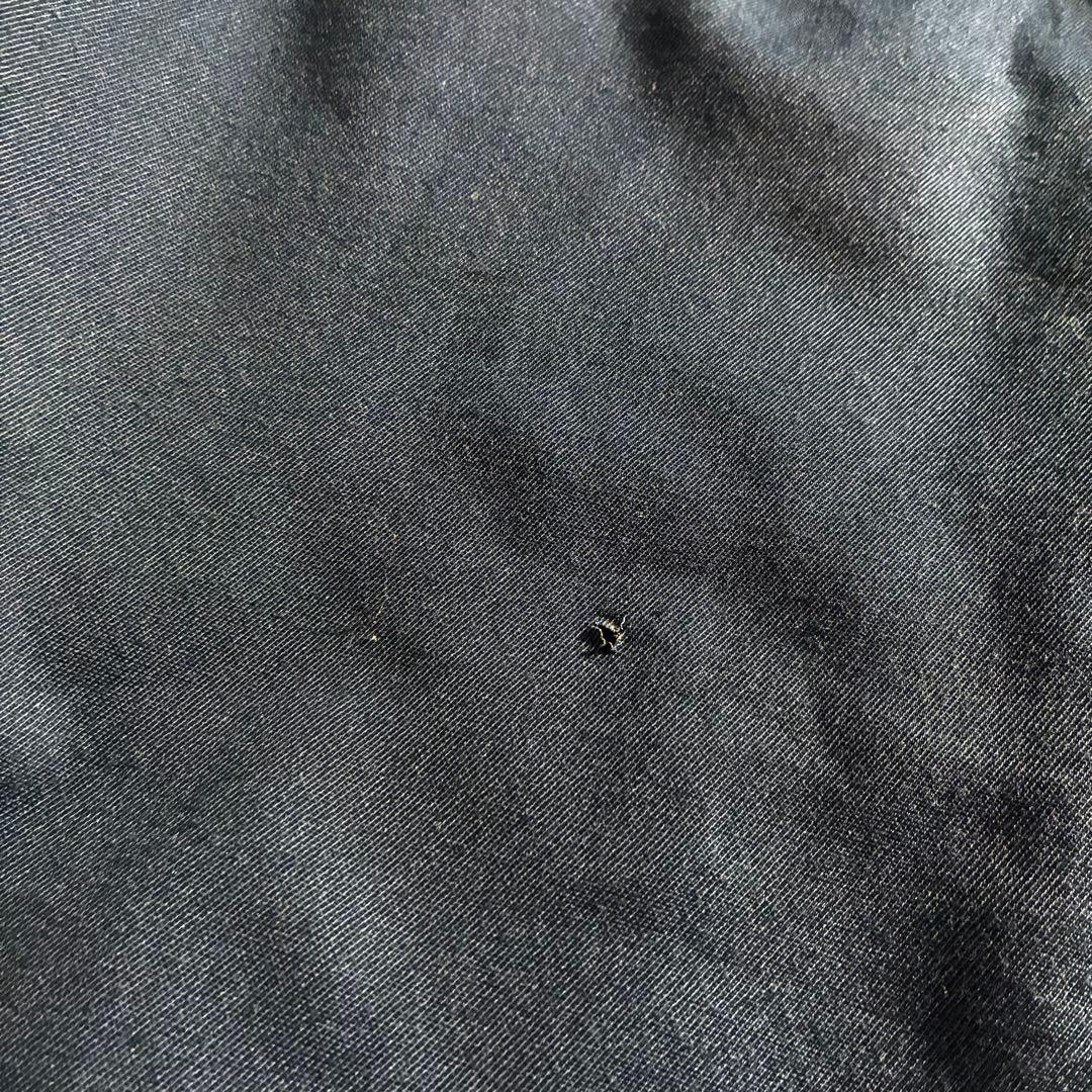 80s-90s USA Vintage 企業　中綿　ワークジャケット　L 紺