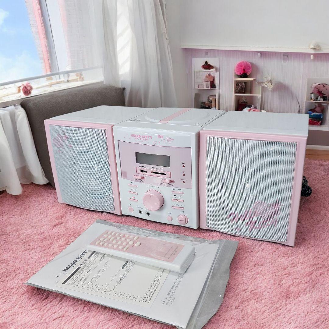 【希少】 キティちゃん SD/ CD / ミニコンポ CDR-291 サンリオ