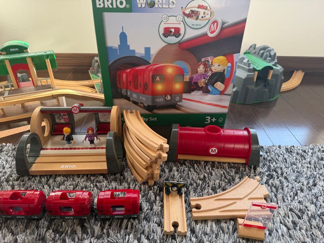 BRIO メトロ鉄道セット 木製おもちゃ6シリーズセット売り