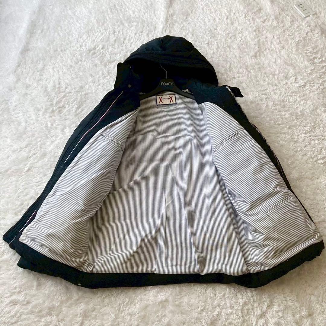 モンクレール モンクレールガムブルー ウール ダウンジャケット ブラック