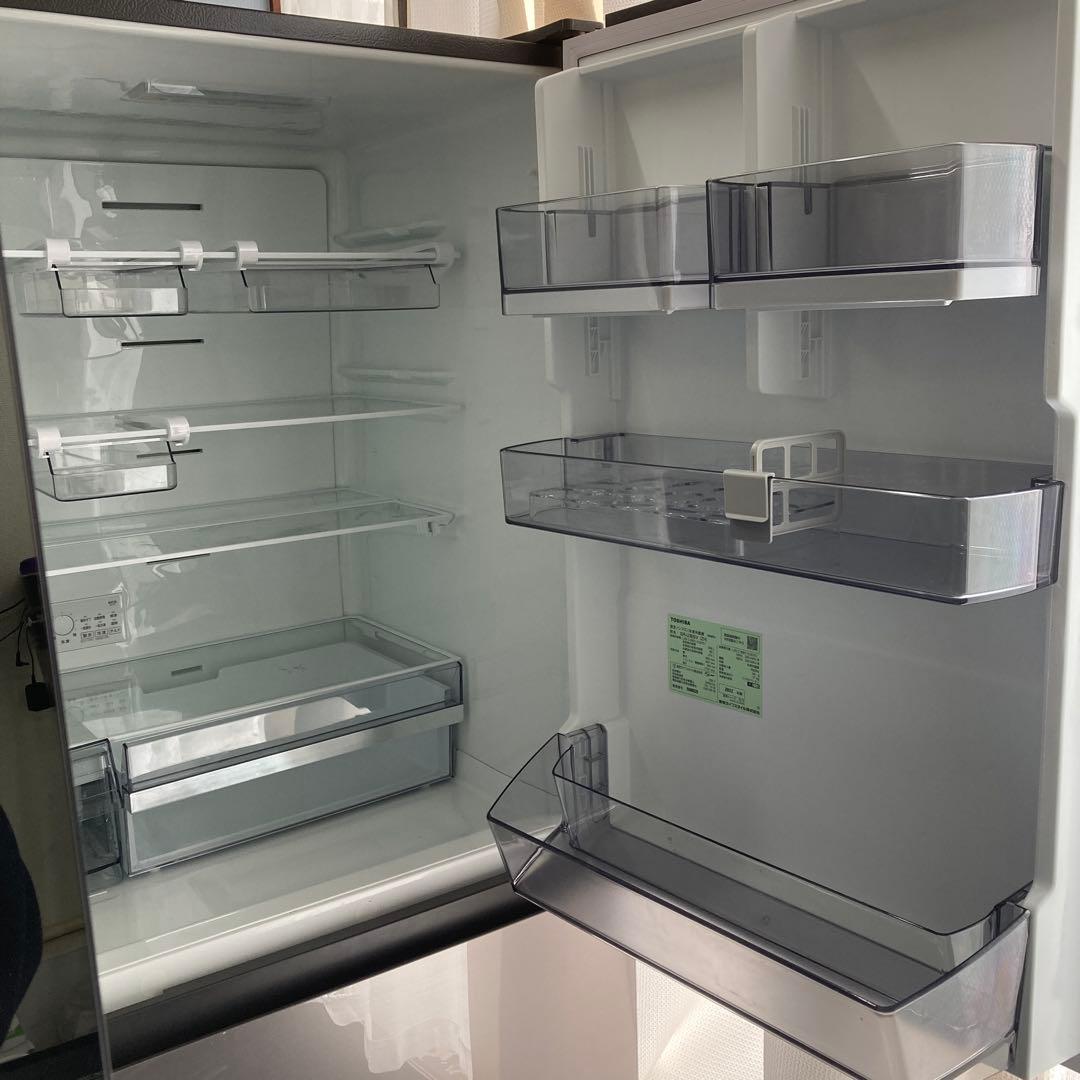 TOSHIBA 356L 冷蔵庫 GR-U36SV(ZH) 2022年製 右開き