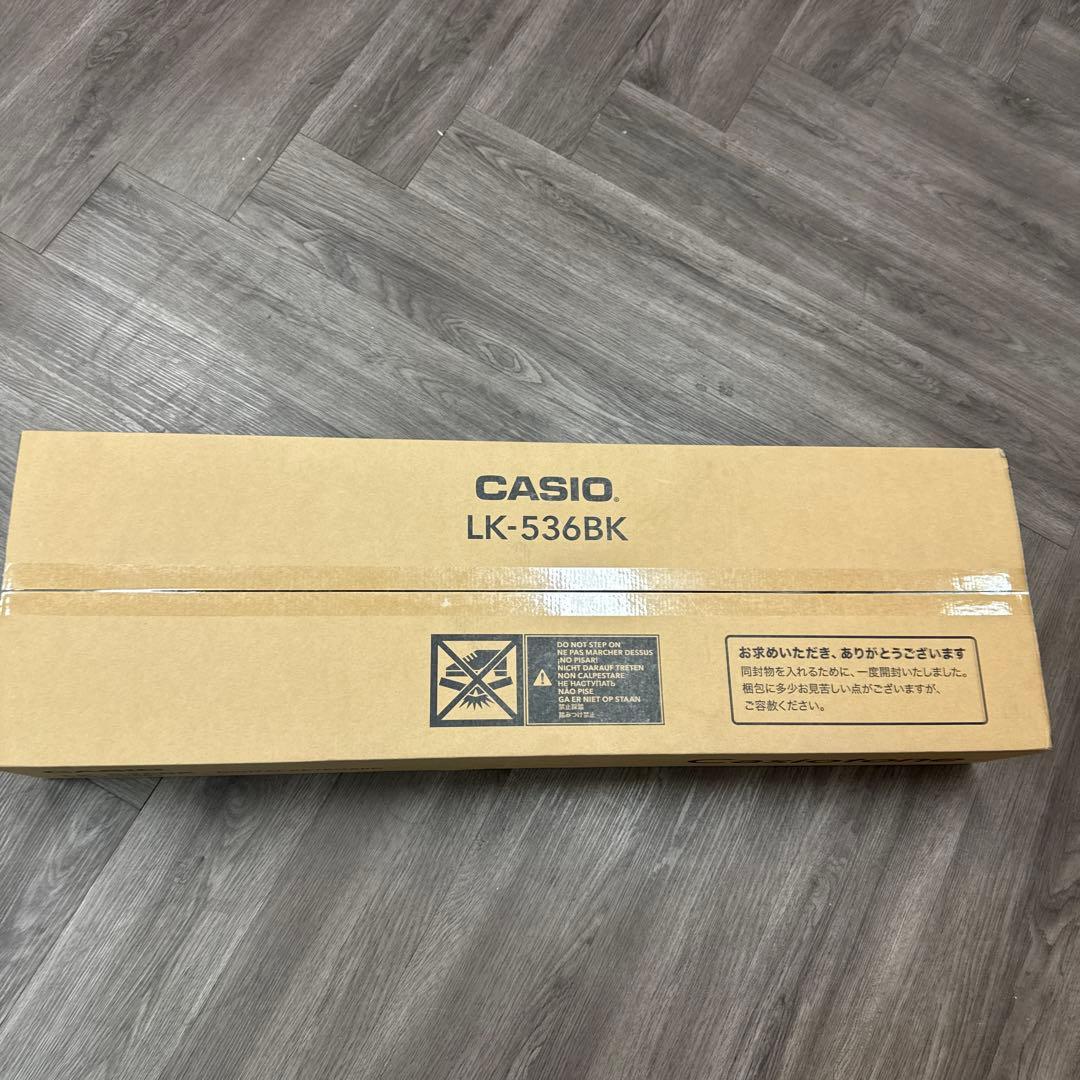 カシオ 楽らくキーボード LK-536BK ユーキャンオリジナル CASIO光ナ