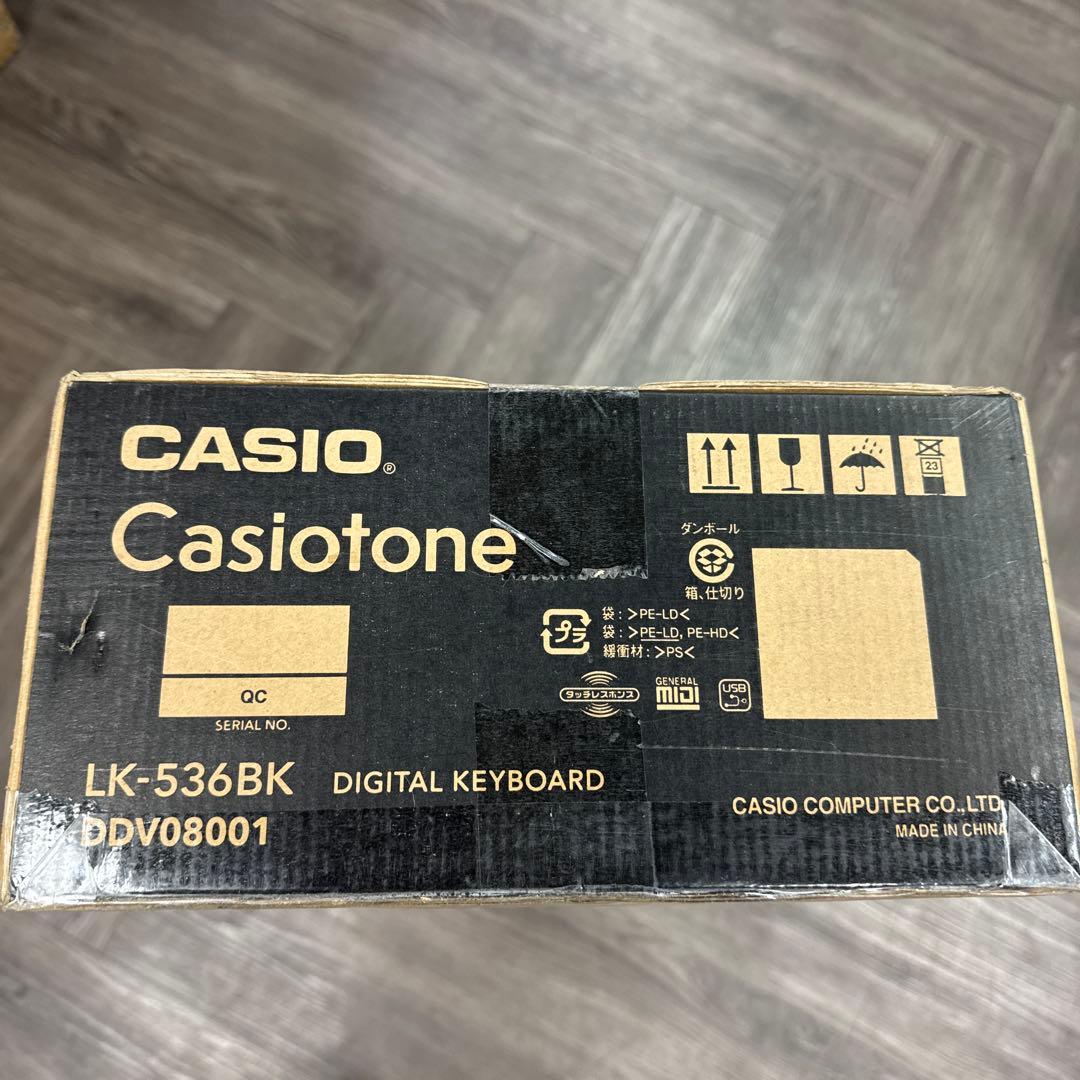 カシオ 楽らくキーボード LK-536BK ユーキャンオリジナル CASIO光ナ
