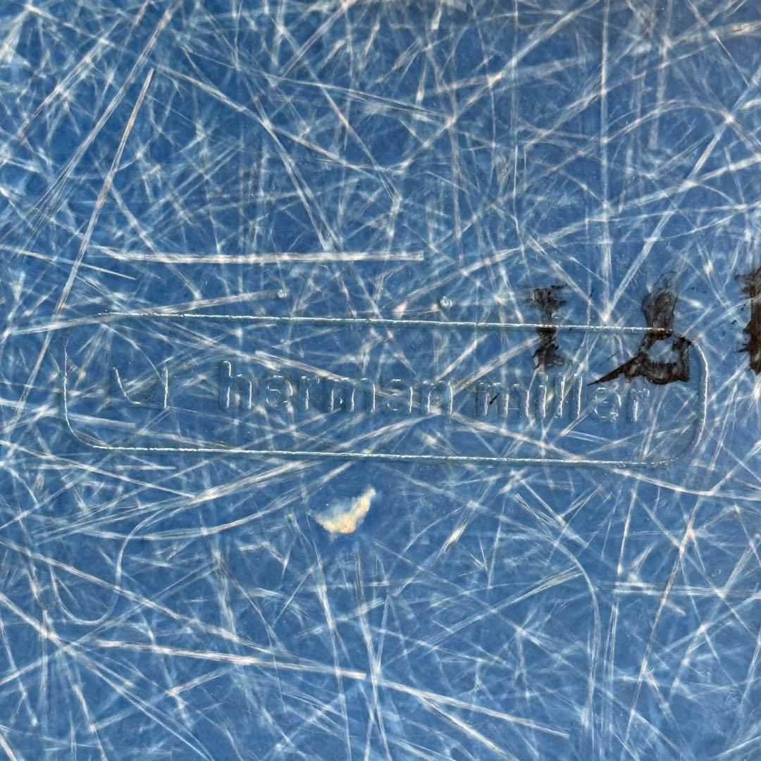 【正規品】ヴィンテージ ハーマンミラー イームズ サイドシェルチェア ブルー