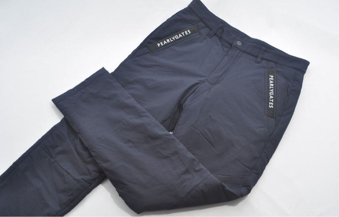 専用パーリーゲイツ 中綿入り ナイロンパンツ ネイビー サイズ5