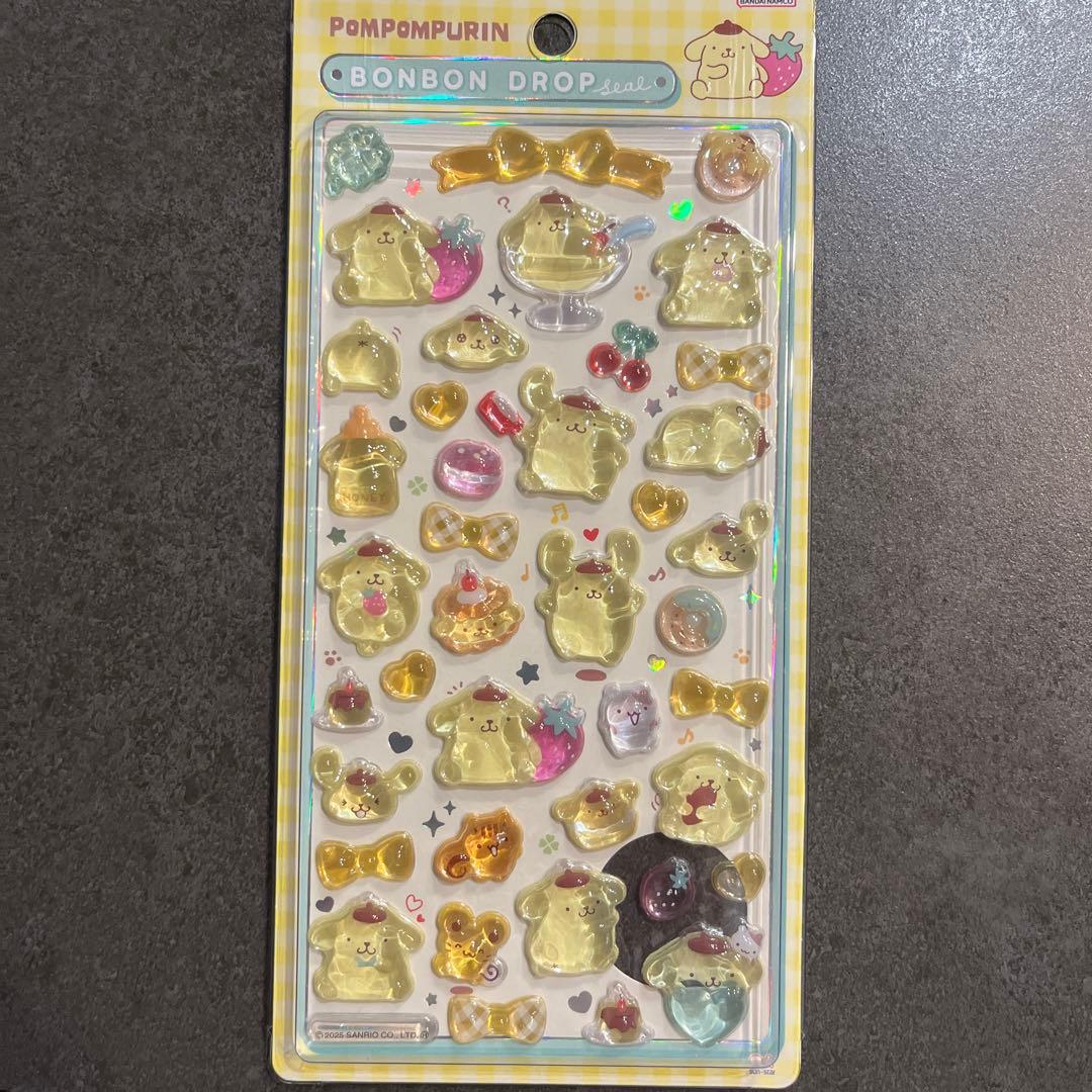 あっちゃん　シナモン　ポムポムプリン　正規品　ボンボンドロップシール