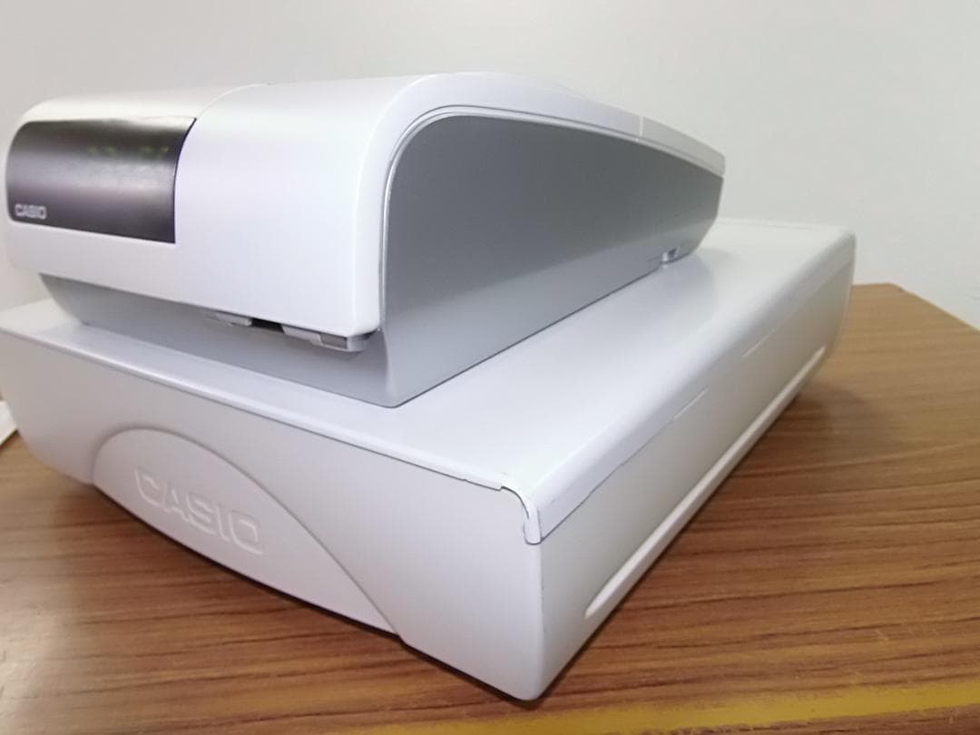 1206店名ロゴ領収書設定無料カシオTE-400インボイスレジスターSDカード