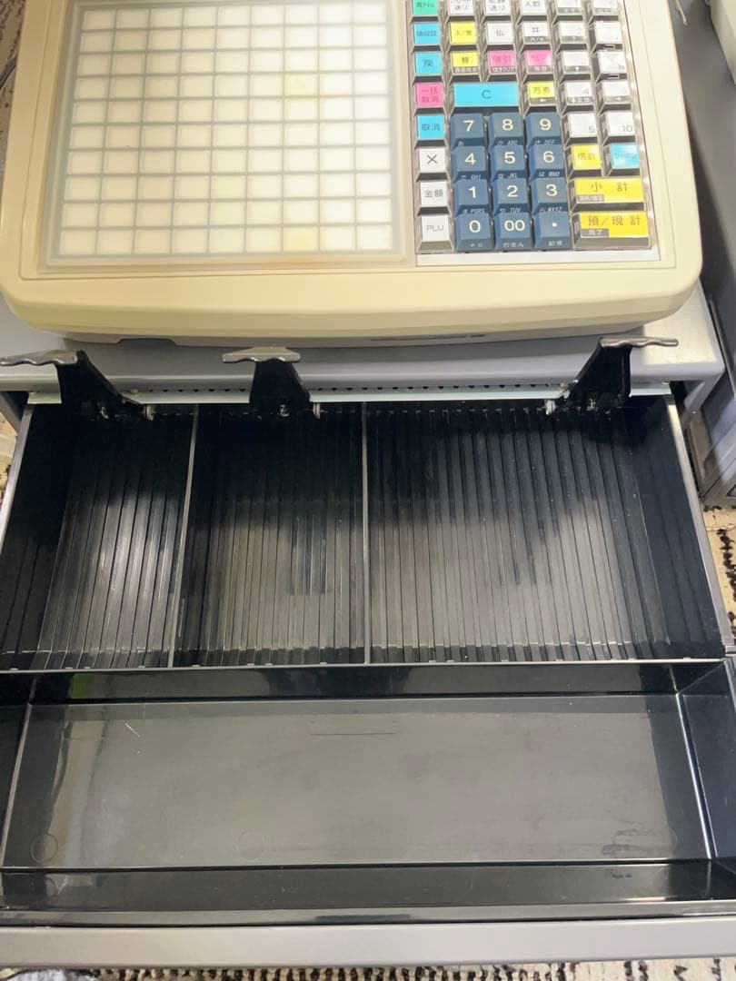 【動作OＫ】TEC 電子レジスター F S-1550 東芝テック -347-