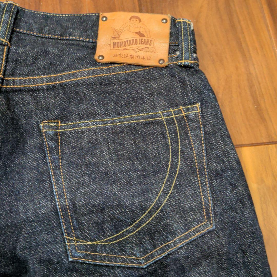 【未使用級】桃太郎ジーンズ　銅丹レーベル　特濃クラッシックストレート