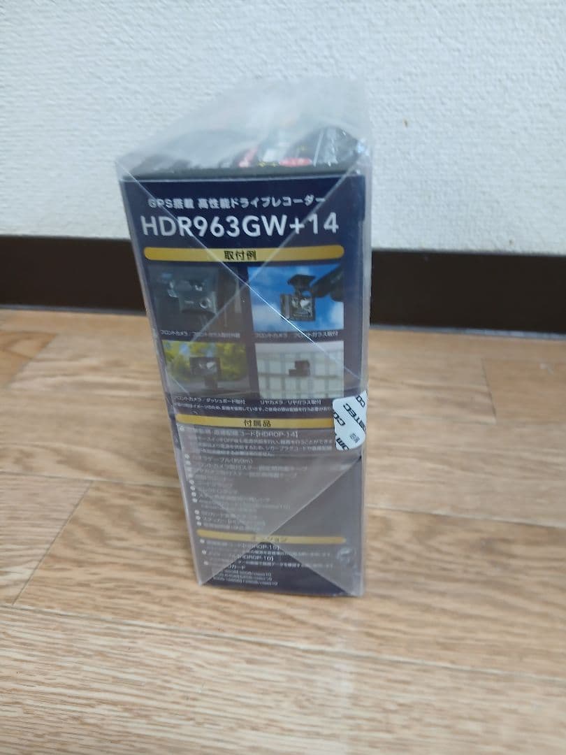 C*'様 【新品未使用】COMTEC HDR963GW+14　前後 ドライブレコ