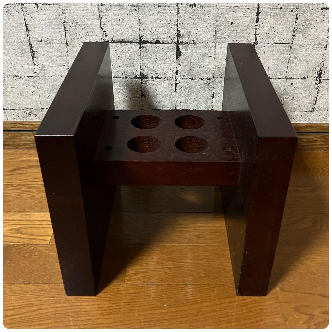 ♦︎純正YAMAHA（ヤマハ）ロゴ入りの木製スピーカースタンドペア 当時物