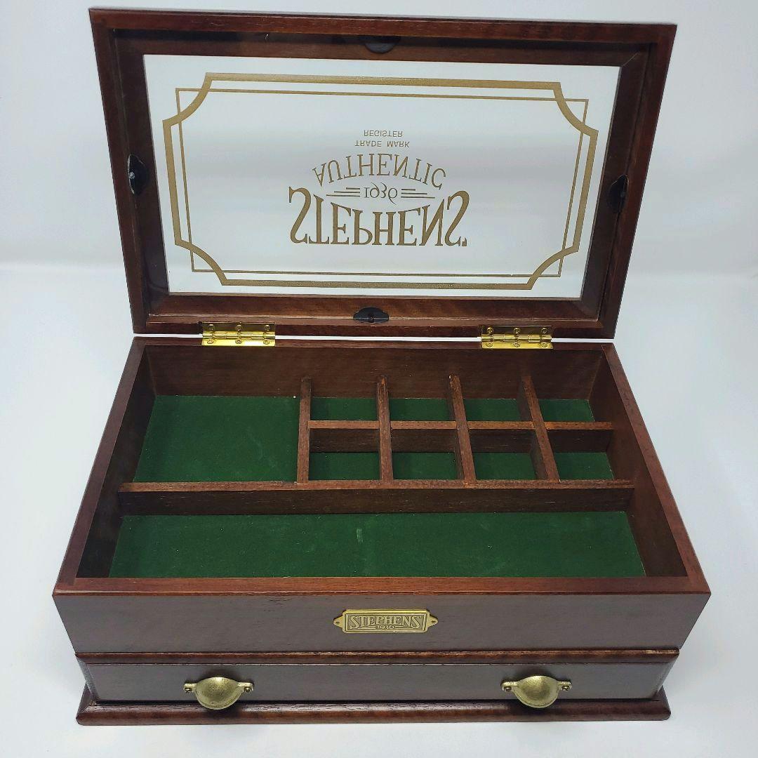 希少アンティーク stephens 1936 二段重ね コレクションケース