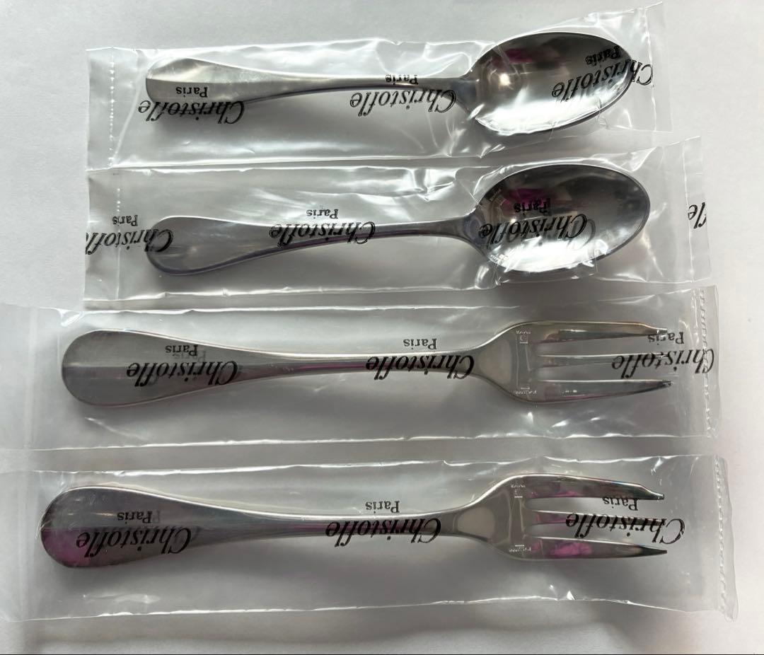 【未開封】 Christofle クリストフル　フォーク スプーン　フィデリオ