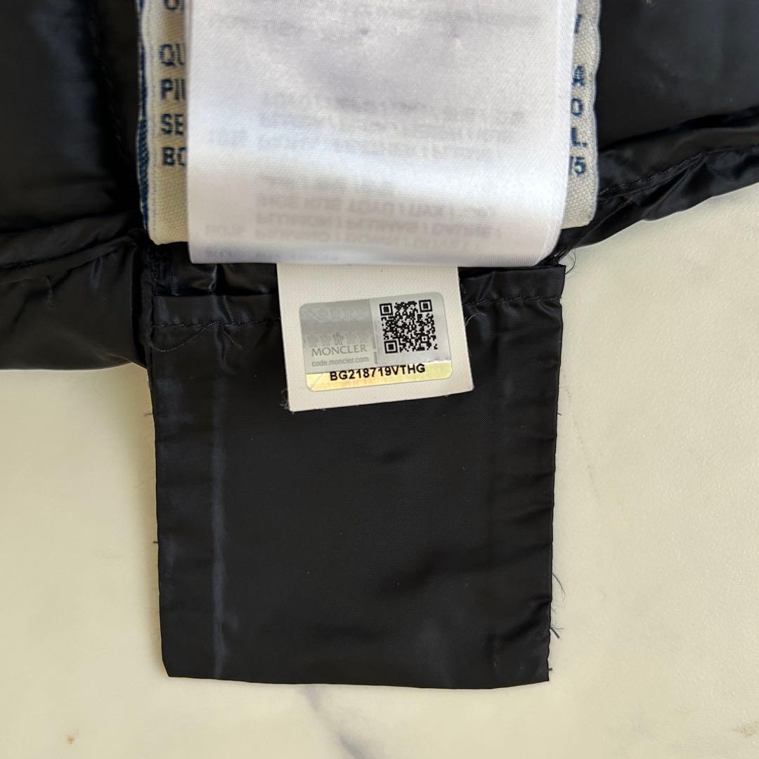 未使用級 モンクレール LIANE ダウンベスト ワッペン ブラック 1