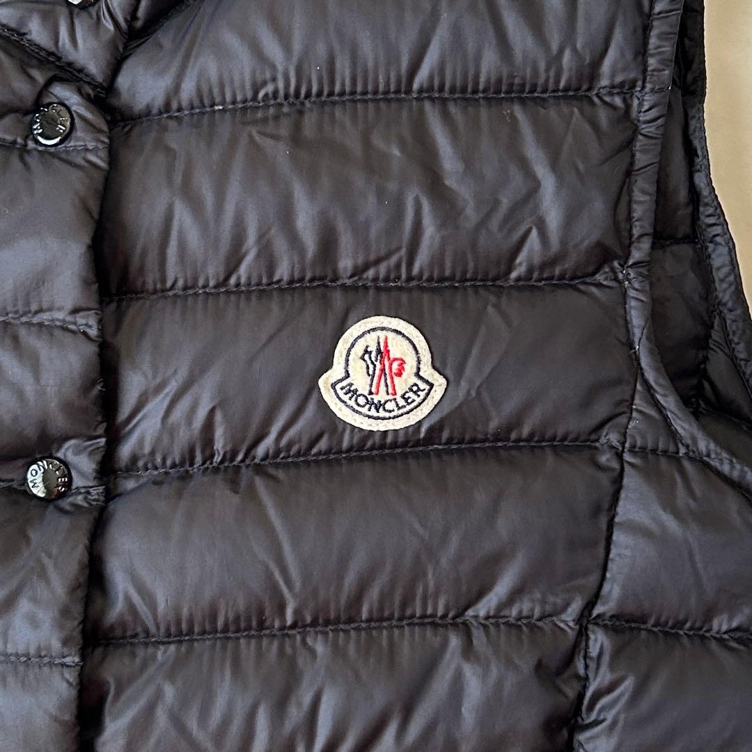 未使用級 モンクレール LIANE ダウンベスト ワッペン ブラック 1