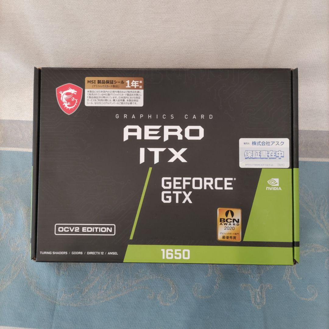 グラフィックボード・グラボ・ビデオカード MSI AERO ITX GEFORCE GTX 1650 OC