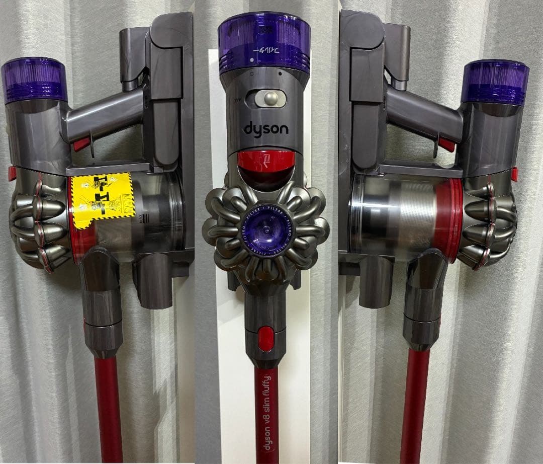 【美品使用少】dyson V8 slim fluffy 【未使用】￼アクセサリ