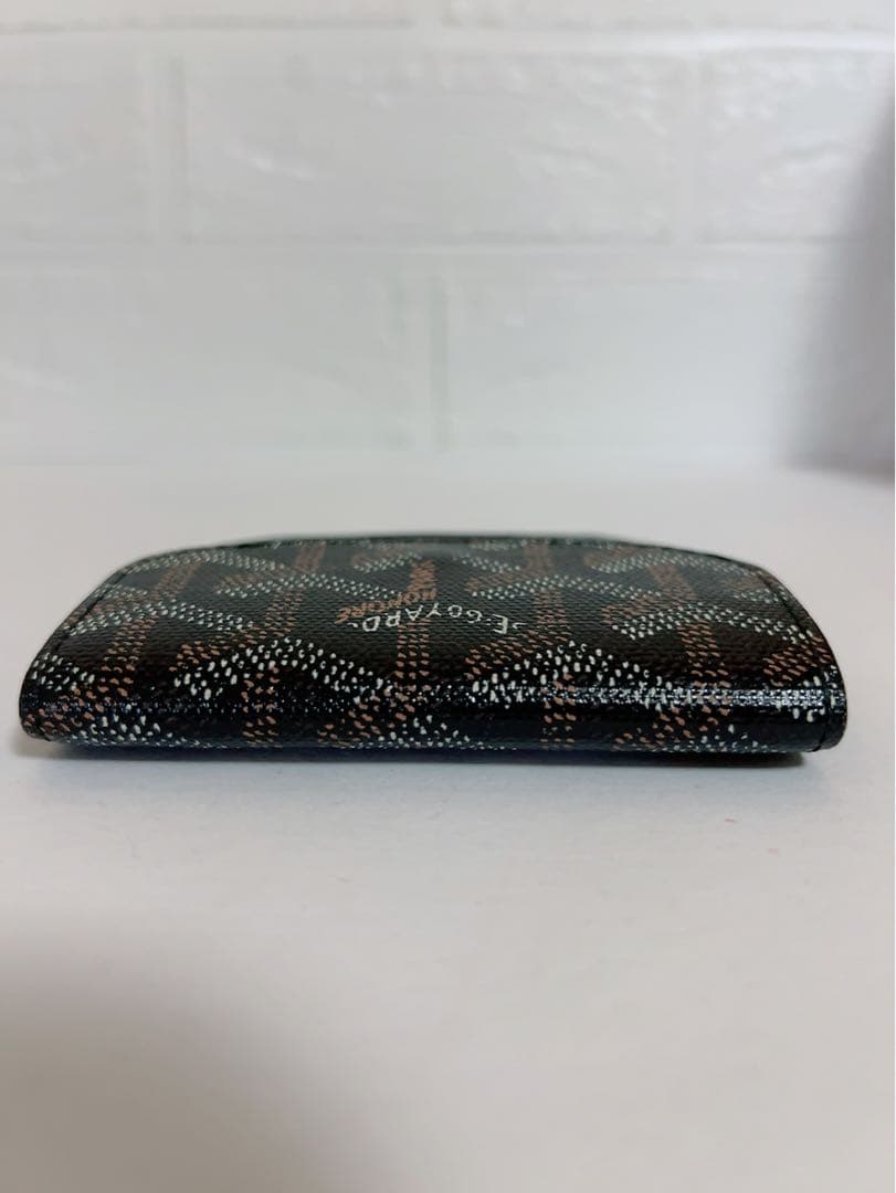 ゴヤール　GOYARD ヘリンボーン　レザー　ケース　ご銭入れ