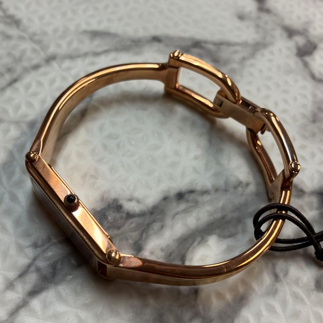 G*中様 GUCCI グッチ ピンクシェル QZ 1500L 腕時計　【12d4