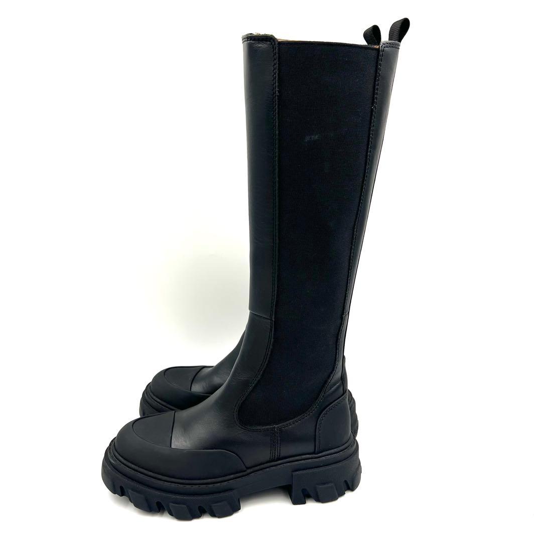 【⭐︎】GANNI ガニー ロングブーツ 24cm ブラック S1922
