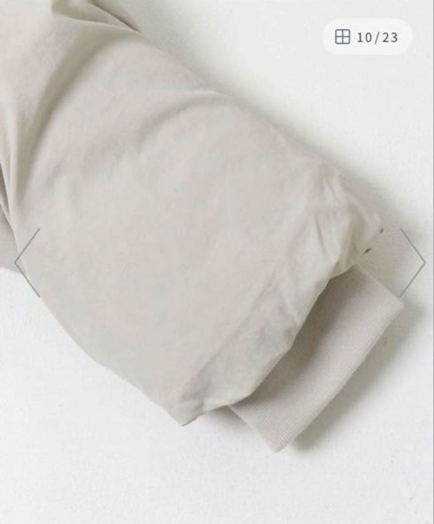 アイテムズ　アーバンリサーチ　GREENDOWN コクーンフードジャケット