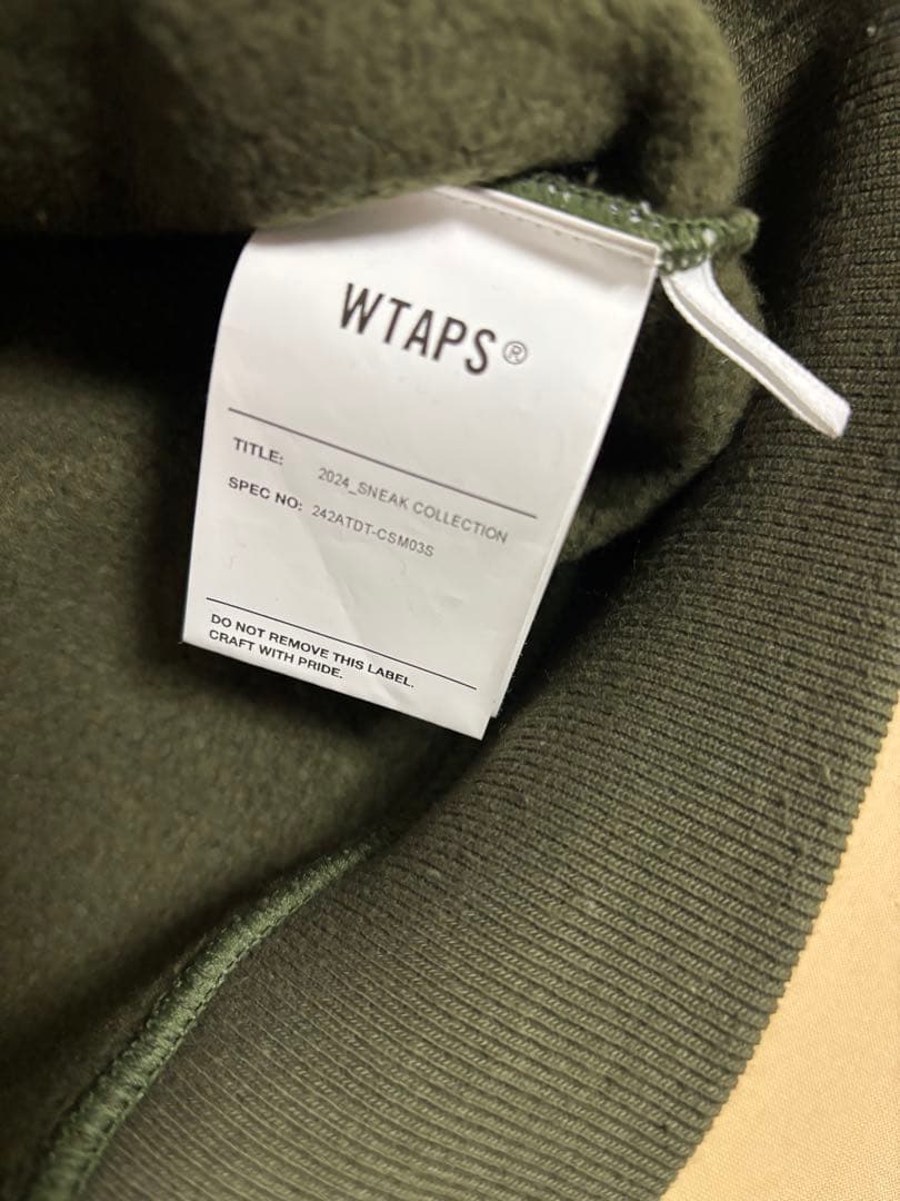 WTAPS ラボ限定　スウェット　クルーネック