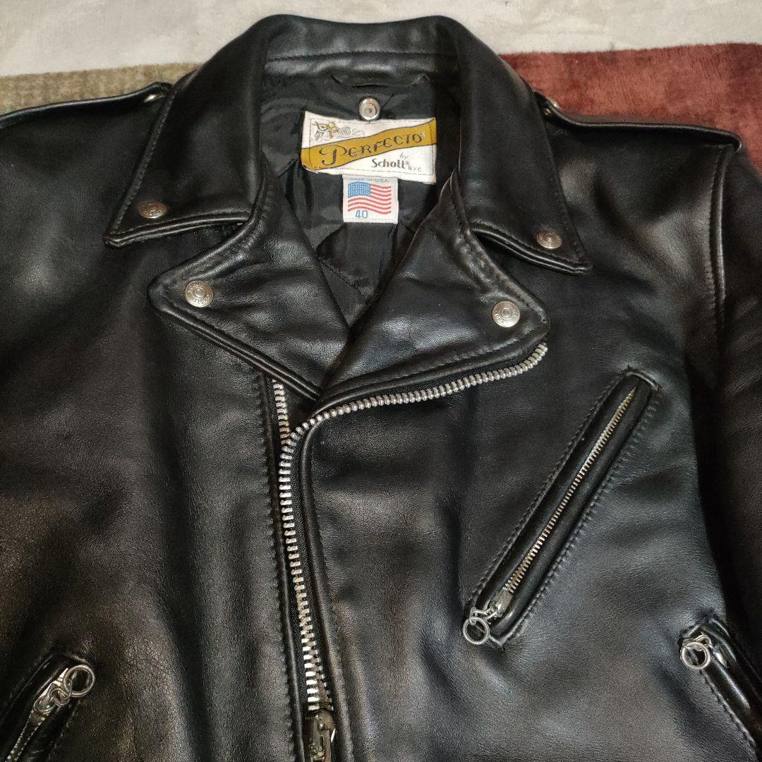 美品人気Schott６１８バイカータグTALONZip４０ダメでも対応有！