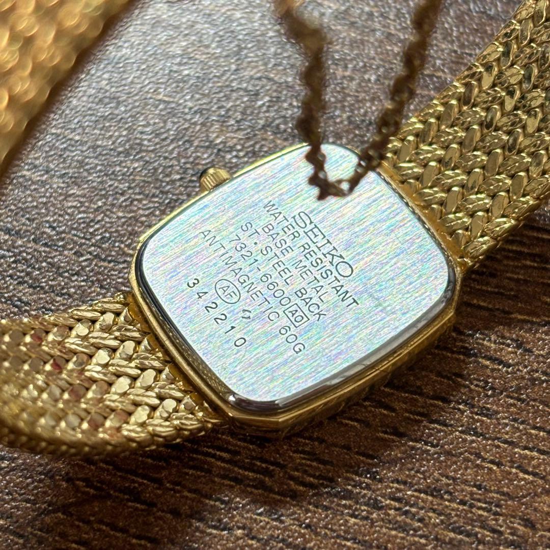 SEIKO エクセリーヌ　7321ー6600レディース腕時計