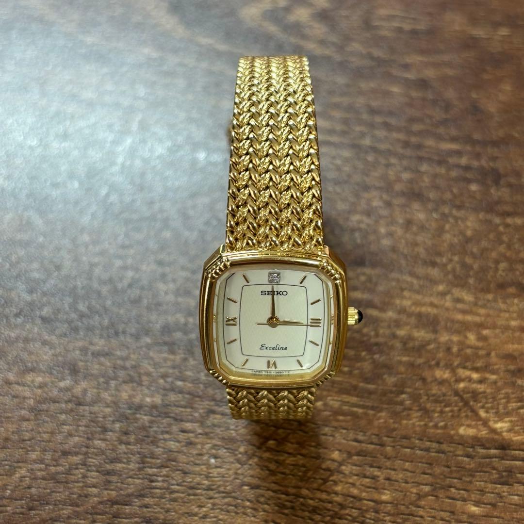 SEIKO エクセリーヌ　7321ー6600レディース腕時計