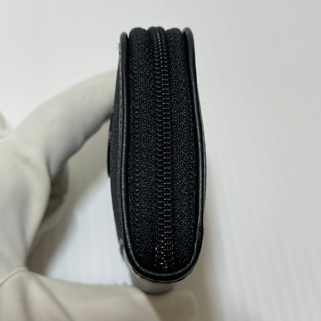 新品保管【HUNTING WORLD 】ケース 革×キャンバス サファリ黒