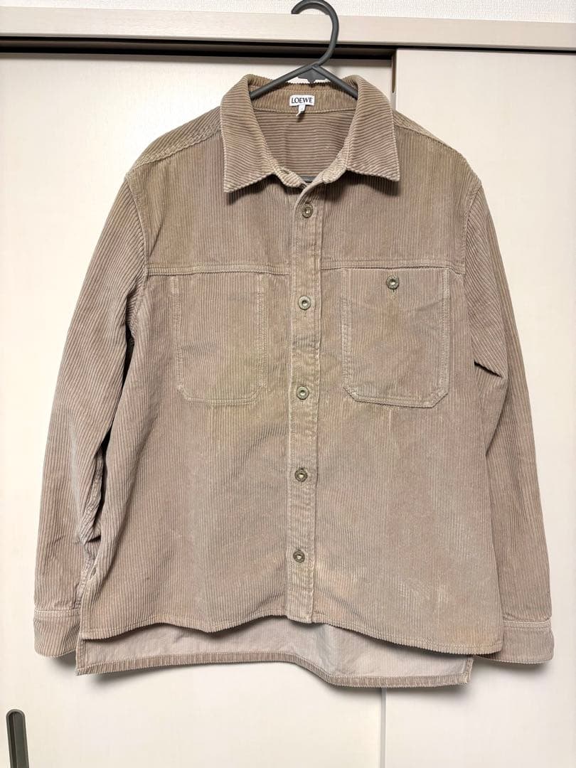 LOEWE コーデュロイボタンアップシャツ✨