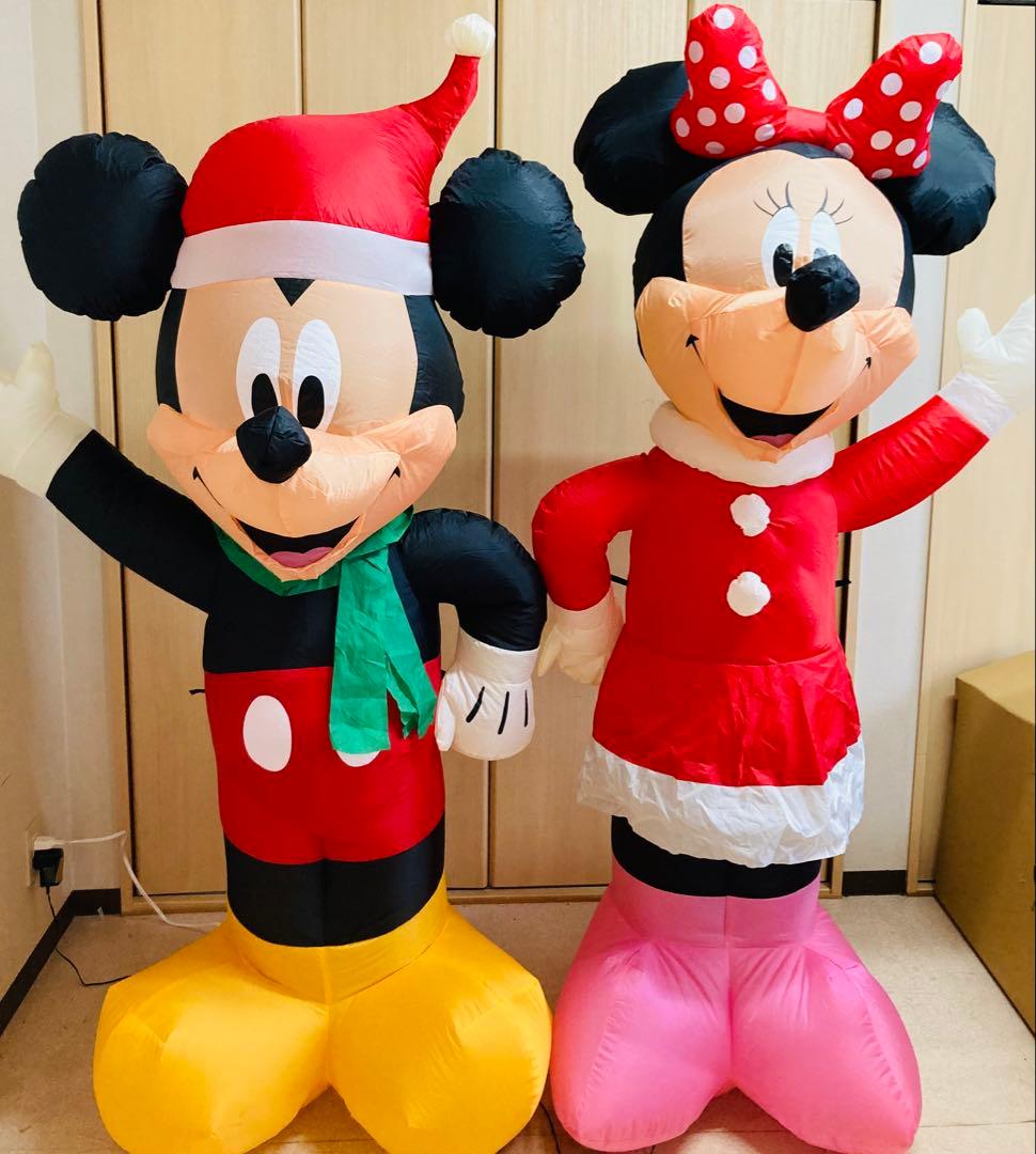 ☆ 特大級！180cm 〝可愛〟ミッキー ミニー サンタ クリスマス ☆