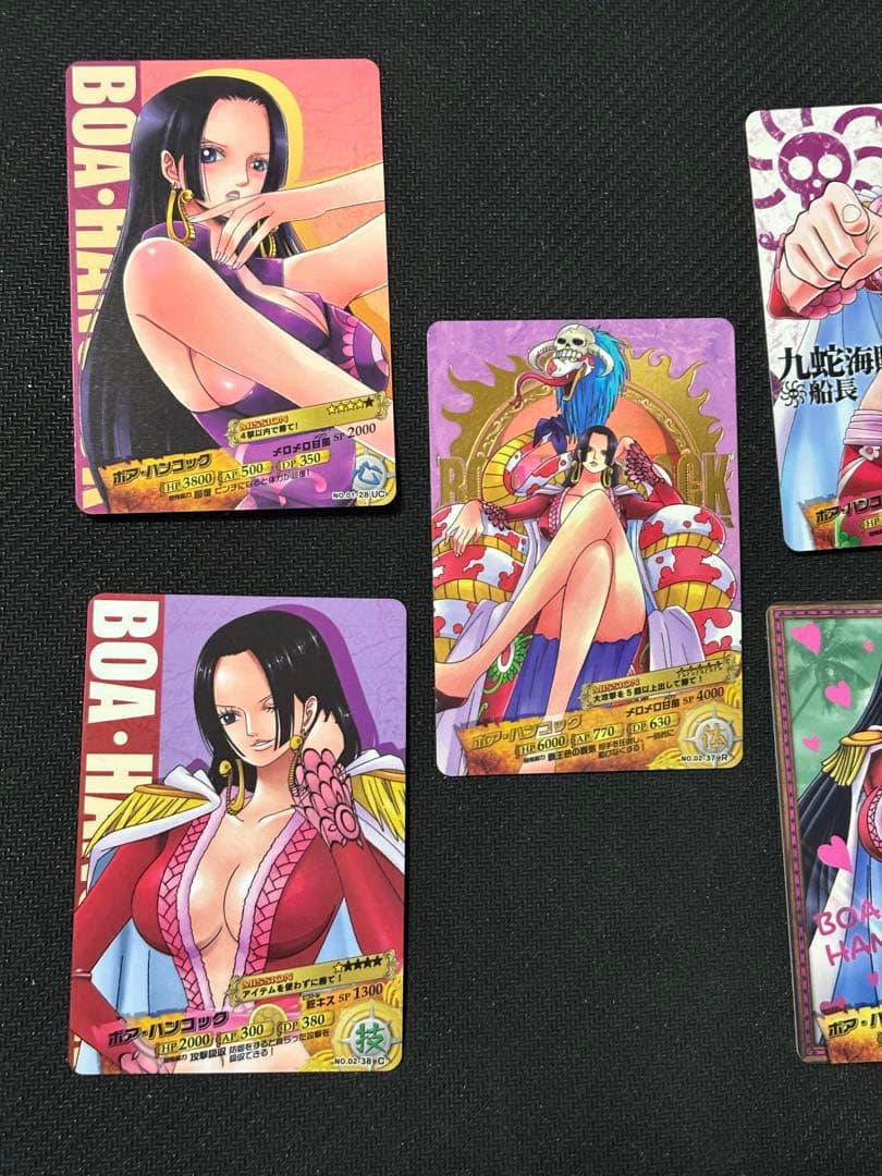 ARカードダス　ハンコック　R ノーマル　5枚　ワンピースカード