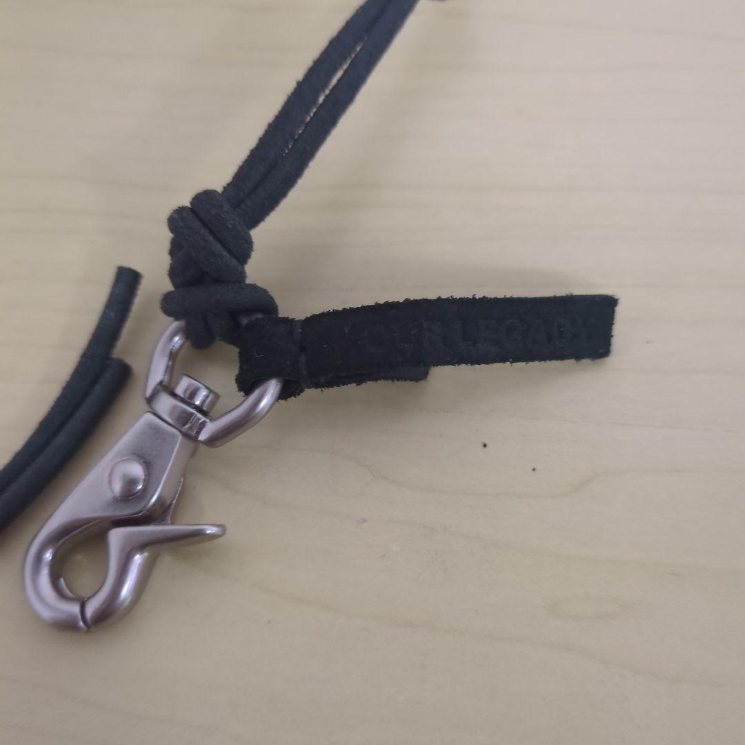 OUR LEGACY ブラック レザー ネックレス