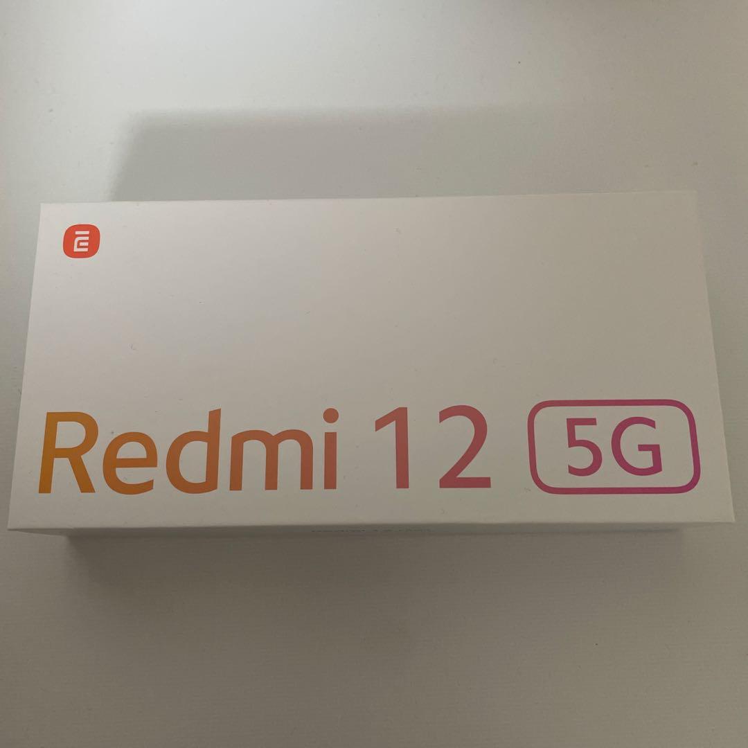 Redmi 12 5G 本体 透明ケース付き