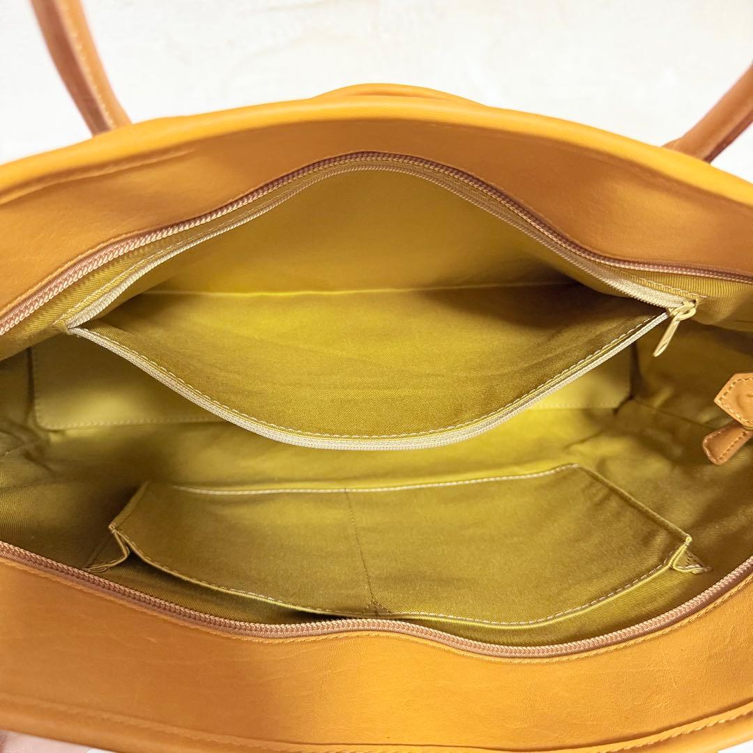 美品✨トライオン トートバッグ パッチワーク レザー A4 マルチカラー 現行品