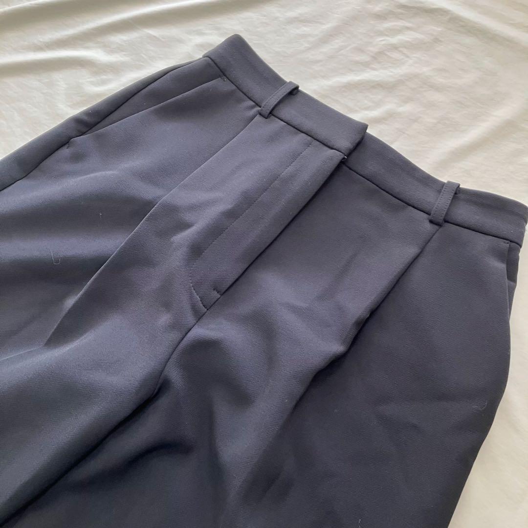 セットアップスーツ✨ナチュラルビューティーベーシック　ストレッチ　紺　上下S