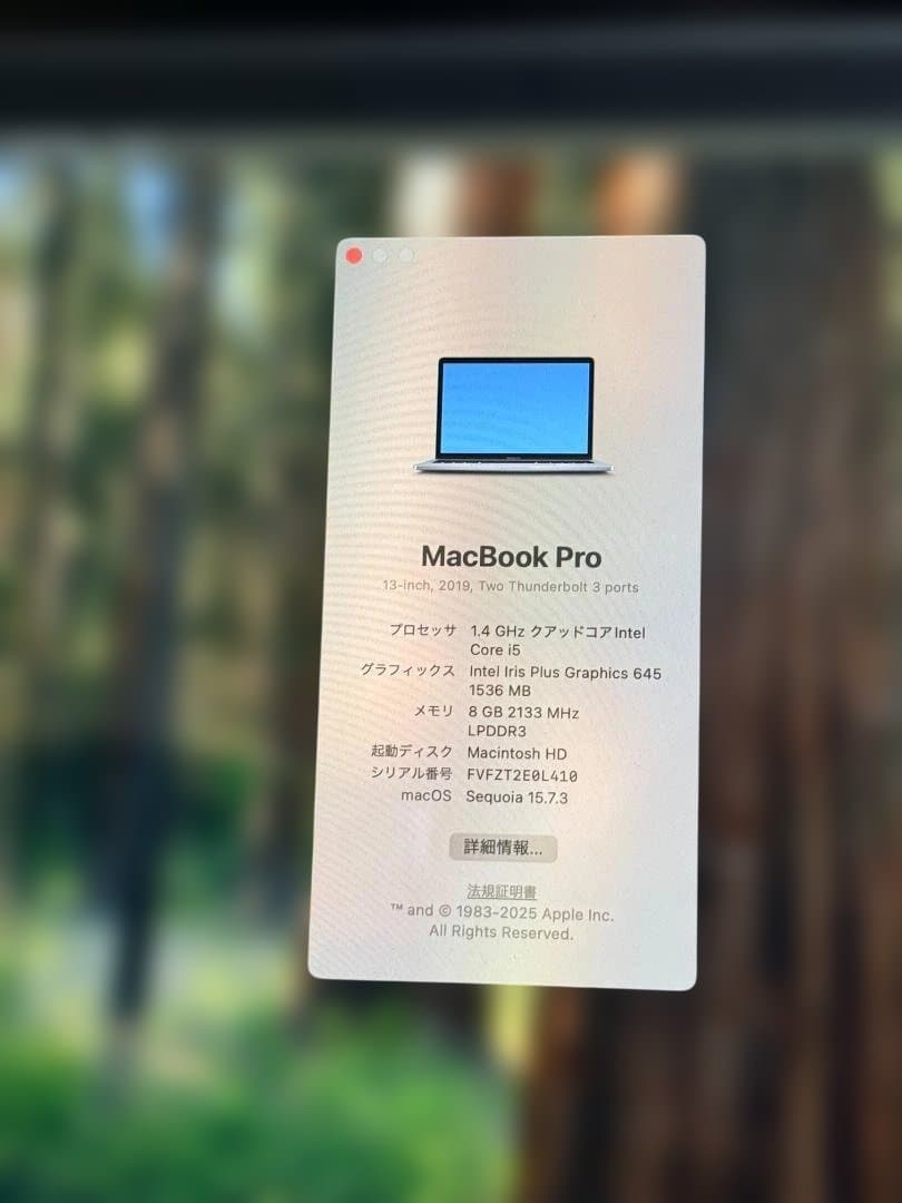 MacBook Pro 13インチ ジャンク品