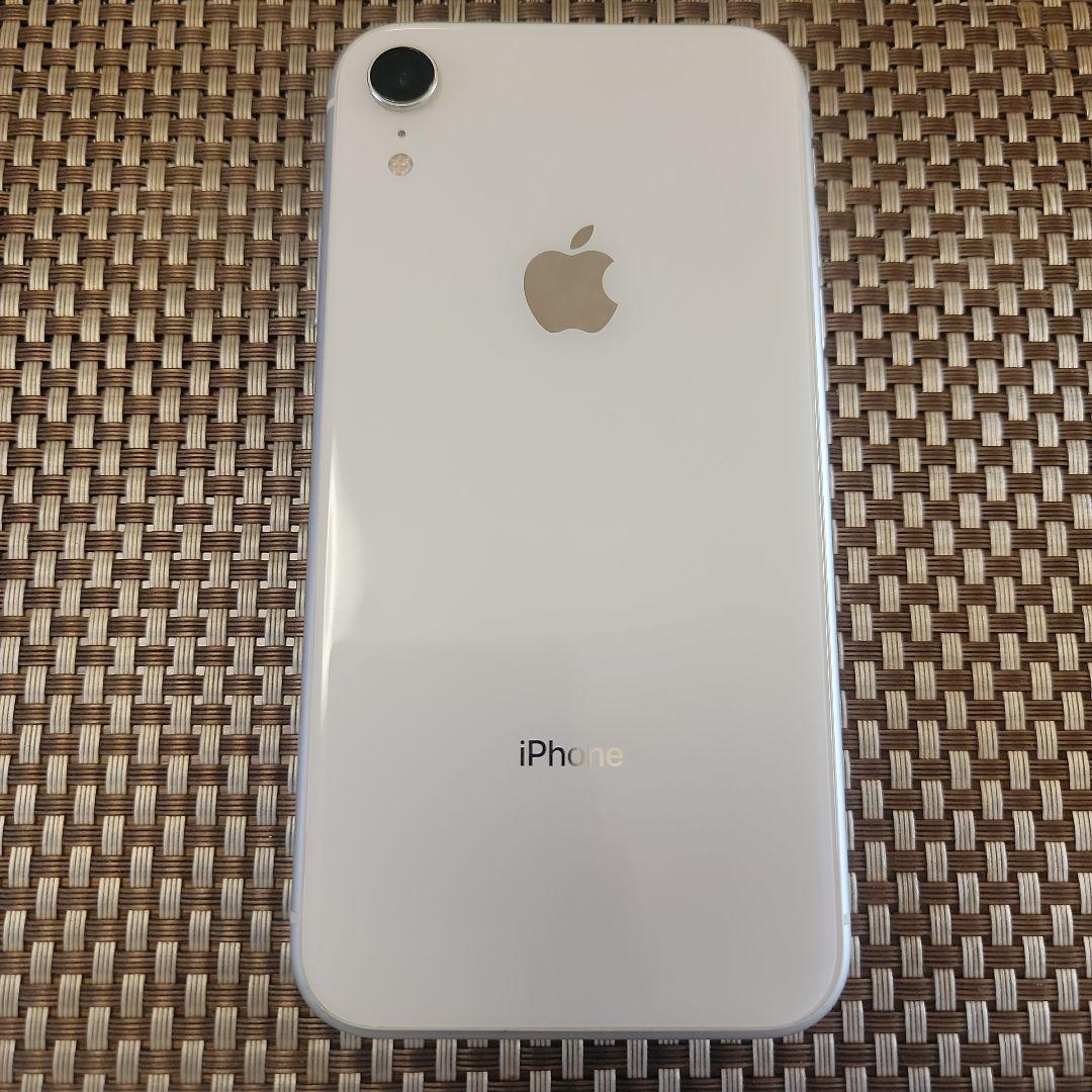 Apple iPhone XR 64G ホワイト 本体　美品